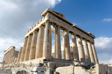 Athens, Greece. Parthenon (Acropolis). The main attraction of Greece and Athens. The symbol of ancient culture.