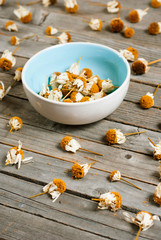 Dried chamomiles