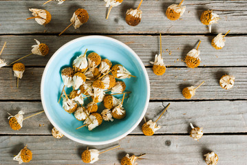 Dried chamomiles