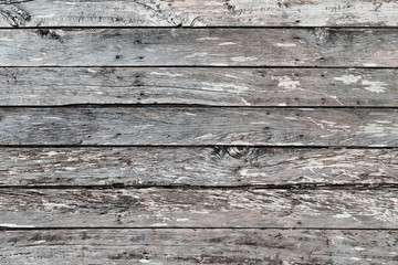 Rustic wall of weathered planks