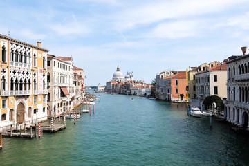 Fototapeta na wymiar Venice, Italy. View of Grand Canal in Venice.