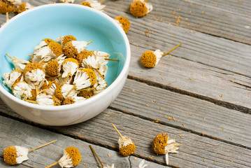 Dried chamomiles