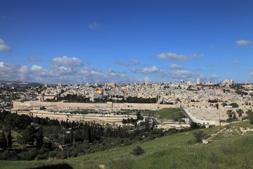 Fototapeta na wymiar A view from Jerusalem