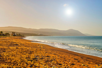 The paradise coast in Cyprus, the city the Polis