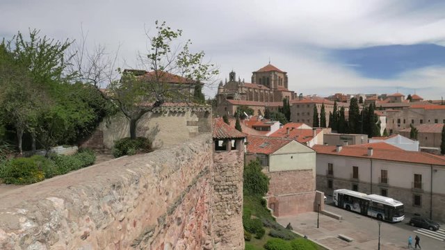 view of the San Esteban convent from the garden of Calisto and Melibea