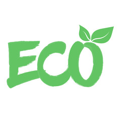 Green leaves abstract background. Vector illustration.