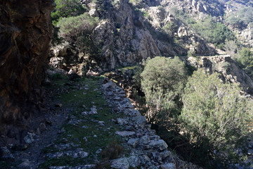 Tratto del sentiero Via dell'Argento