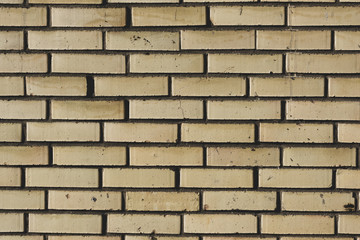 yellow brick wall texture background