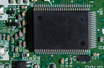 Electrical components on the Board