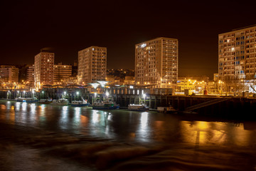 Port de Boulogne sur Mer de Nuit