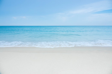 blue wave on beach of Phuket Thailand
