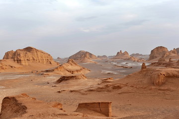 Fototapeta na wymiar Martian landscapes of the planet Earth.