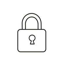lock flat icon