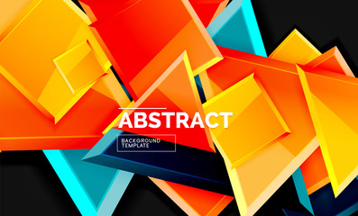 Shiny style geometric background