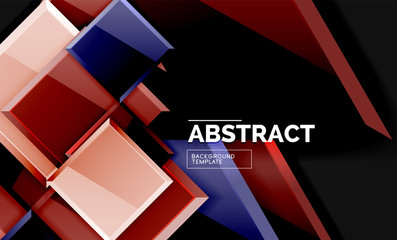 Shiny style geometric background