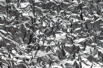 Aluminium foil texture background