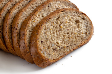 Slices of rye bread
