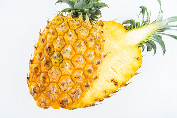 Pineapple on white background