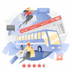 Bus Tickets Booking Metaphor