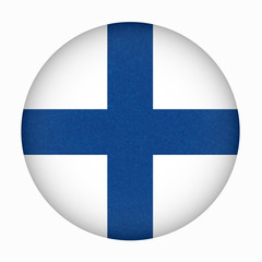 Fototapeta premium Flag of Finland into circle