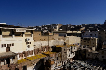 view of medina of fes morocco