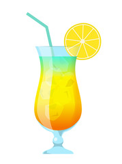 トロピカルドリンク　イラスト