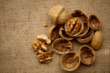 walnuts on    ramie sheet