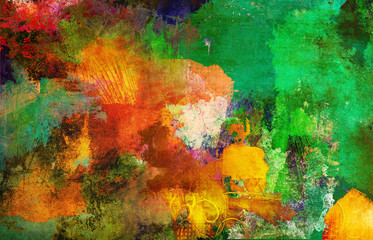 gr&uuml;n ocker rot braun texturen