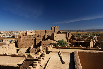 view roof Ouarzazate morocco