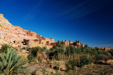 Fototapeta na wymiar panoramic view of Ait Ben Haddou Morocco