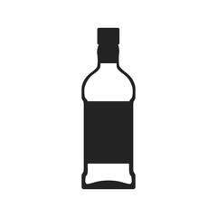 Whiskey or alcohol bottle icon