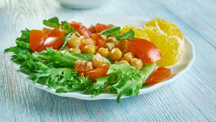 Chickpea Pancetta Salad