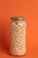 jar of dried dried beans
