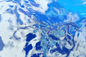 Beautiful blue sky wallpaper background