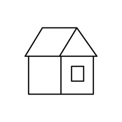 home line vector icon