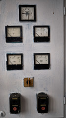 old switch on the wall