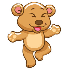 bear vector clipart design