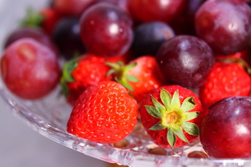 いちごとぶどう　盛り合わせ