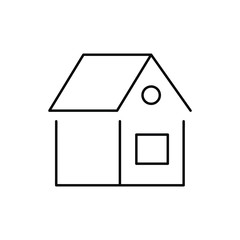 home line vector icon