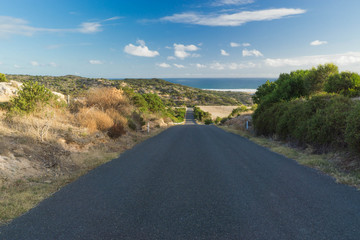 road in the hill