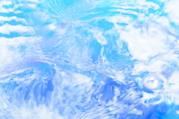 Fototapeta na wymiar Beautiful blue sky wallpaper background