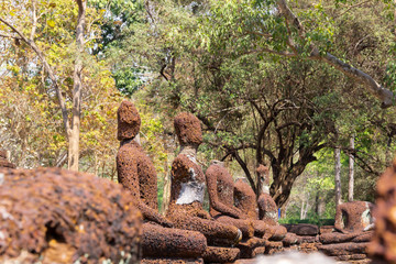 Buddha statues at Wat Phra Kaew temple