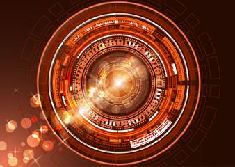 Bright abstract technology background. High tech communication concept innovation background.