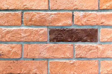 Red brick wall