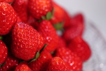 たくさんのいちご(アップ)