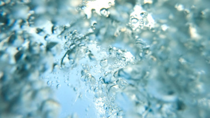 Underwater scene with air Bubbles Underwater, Natural Under Water scene