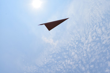 plane in the sky