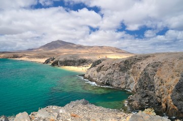 Papagayo beach, Lanzarote, Spain.