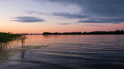 Twilight by the lake