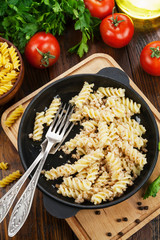 Pasta with minced meat